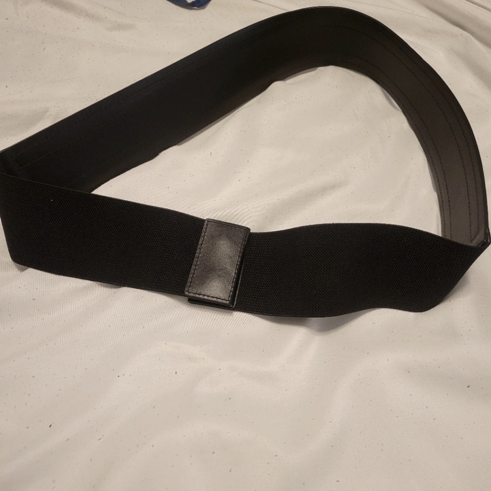 Lane Bryant Faux Leather Moto Stretch Belt